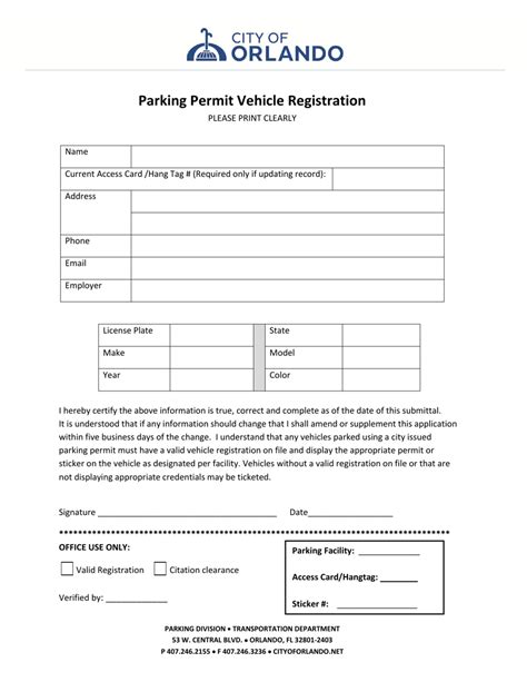 city of orlando permitting|APPLICATION CHECKLIST PARKING .